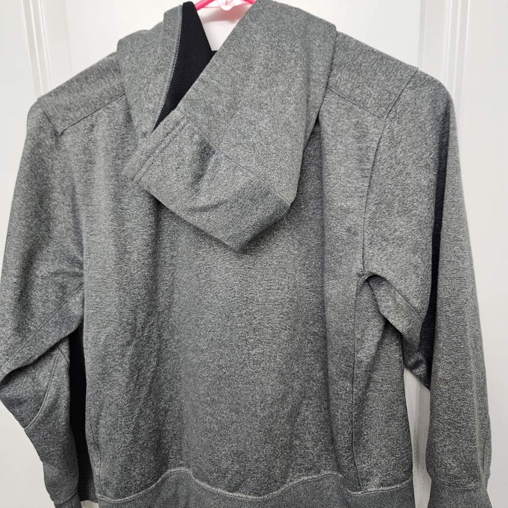 NIKE Youth Unisex | Gray Hooded Dri Fit Zipper Jacket | L - Picture 5 of 6